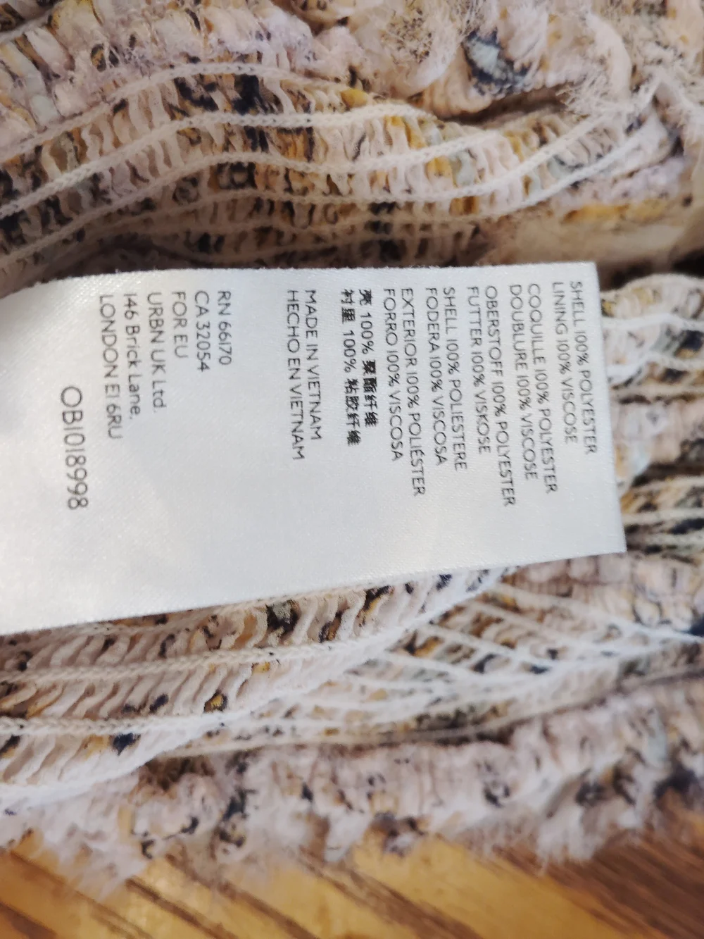 Free People Floral Smocked Crop Top Medium Boho Peasant Blouse EUC